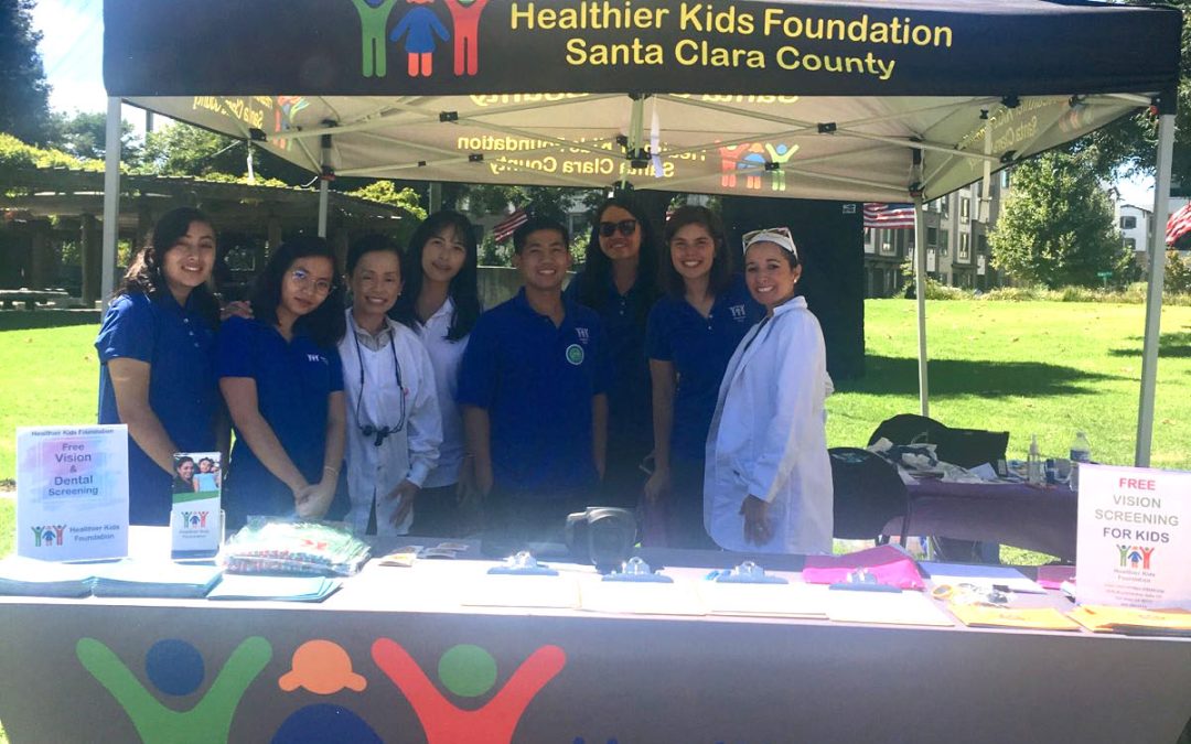 Dr. Tracy with Healthier Kids Foundation @ Santa Clara Art & Wine Festival 2019
